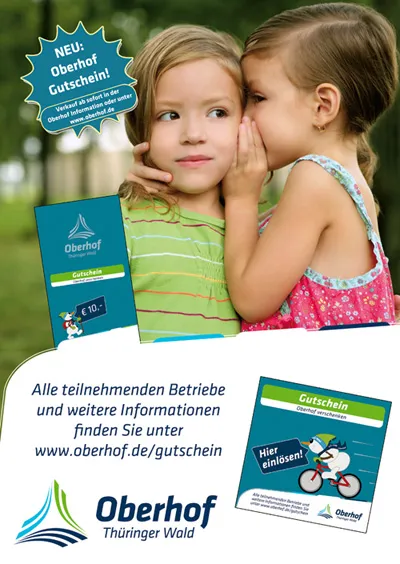 Vouchers – give the gift of a Thuringian Forest holiday