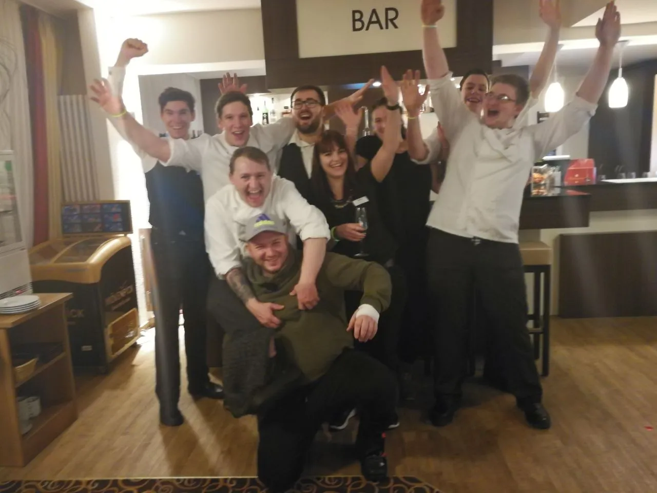 Restaurant and kitchen team